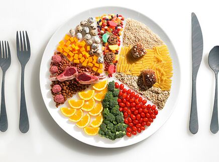 Ducan -Alled Foods en un plato