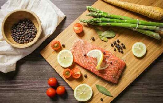 Pescado con verduras